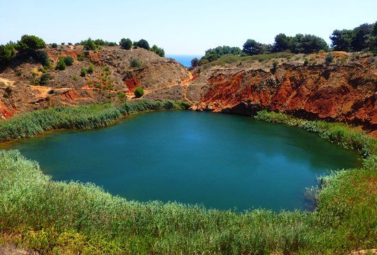Lake of Bauxite della Cava